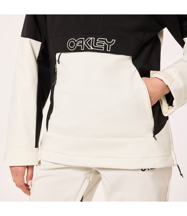 OAKLEY WOMENS TNP TBT INSULATED ANORAK WHITE/BLACK 2025