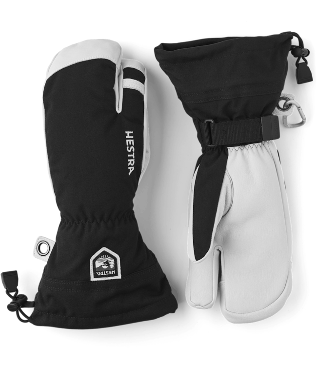 HESTRA HELI 3-FINGER BLACK 2025