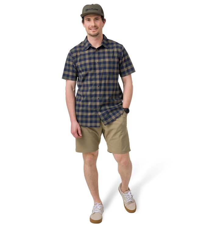 FLYLOW ANDERSON SHIRT TWIG / NIGHT PLAID 2025