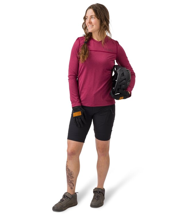 FLYLOW SQUAD WOMENS 2-IN-1 SHORT BLACK 2025