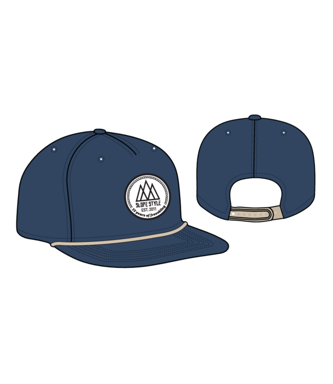 SLOPE STYLE "15 YEARS" SHOP LOGO HAT