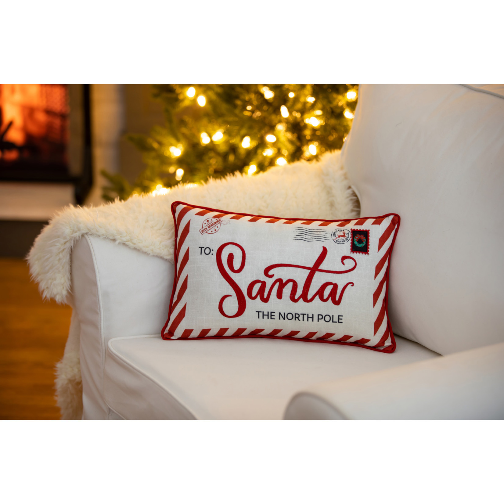Santa Letter Pillow