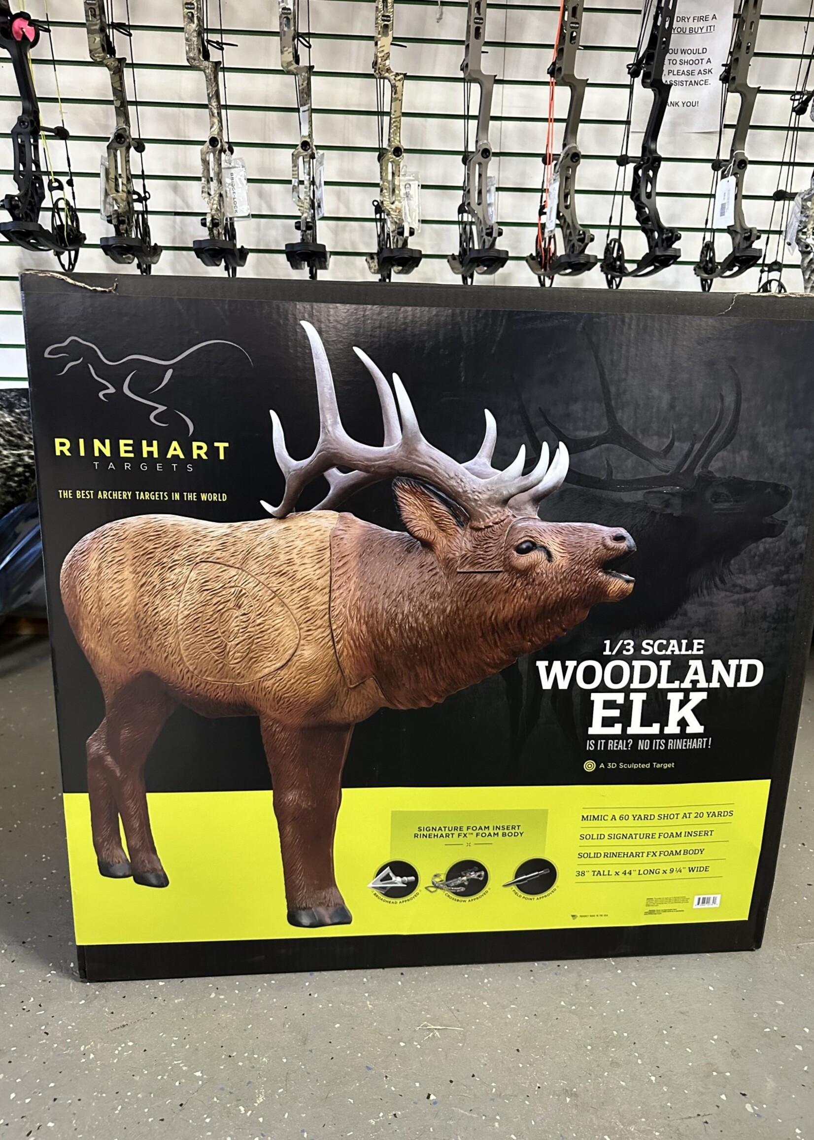 RINEHART RINEHART 1/3 SCALE WOODLAND ELK