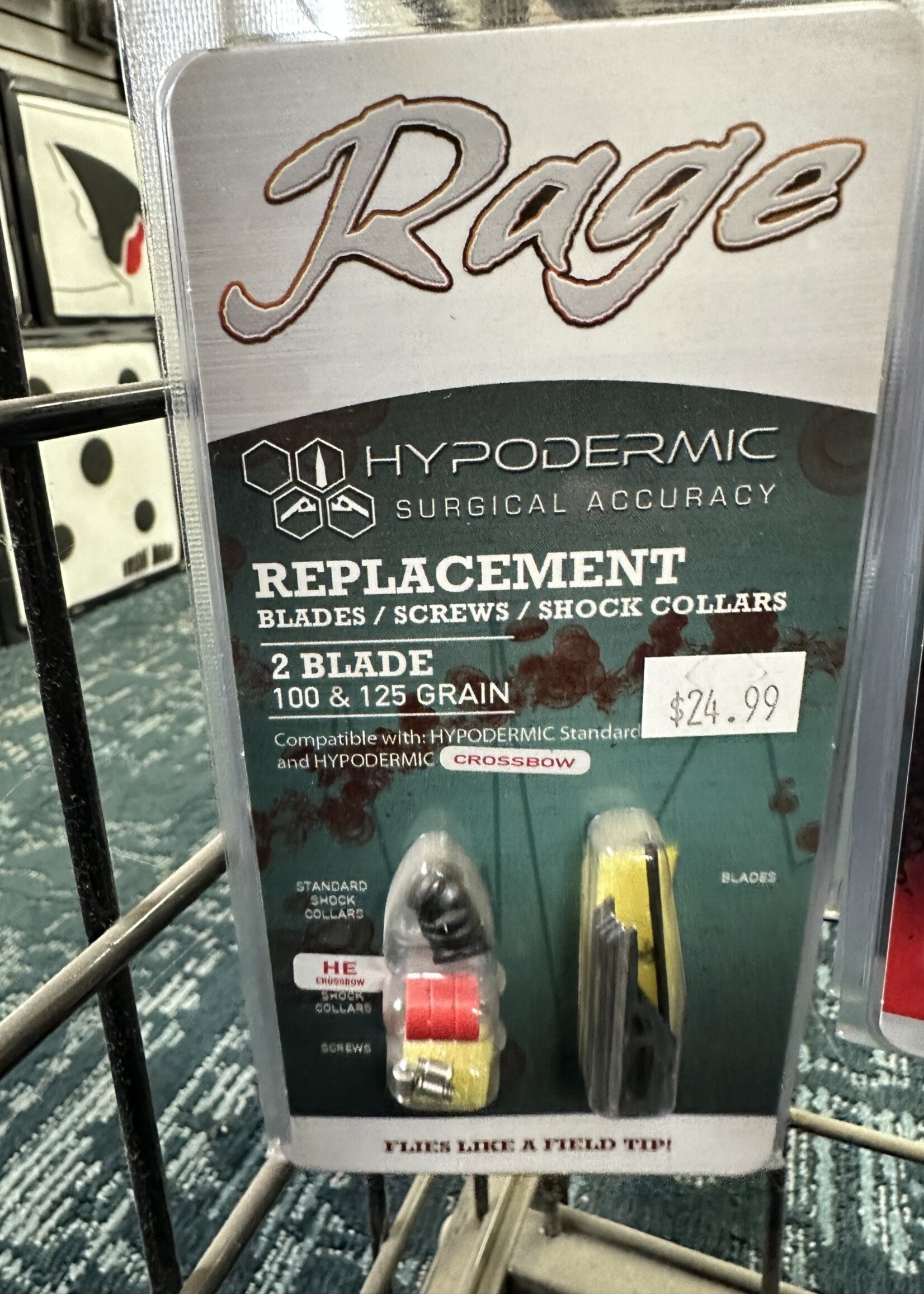 RAGE Rage Hypodermic Replacement Blade Kit