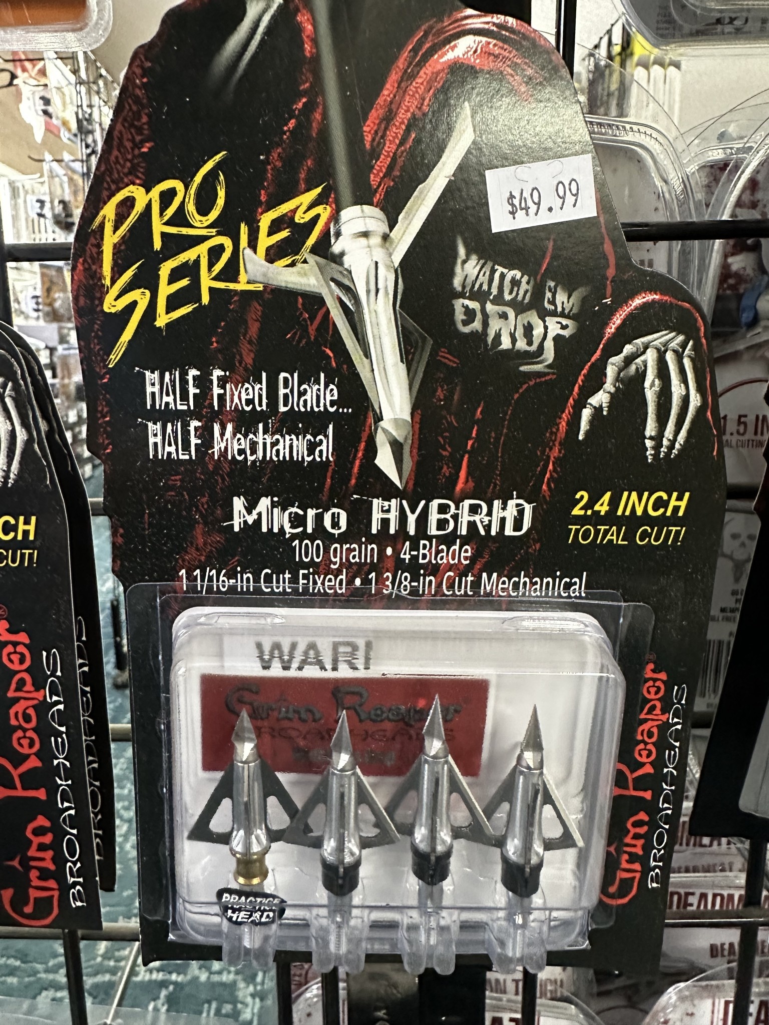GRIM REAPER BROADHEADS Grim Reaper Pro Series Micro Hybrid 100 gr 4