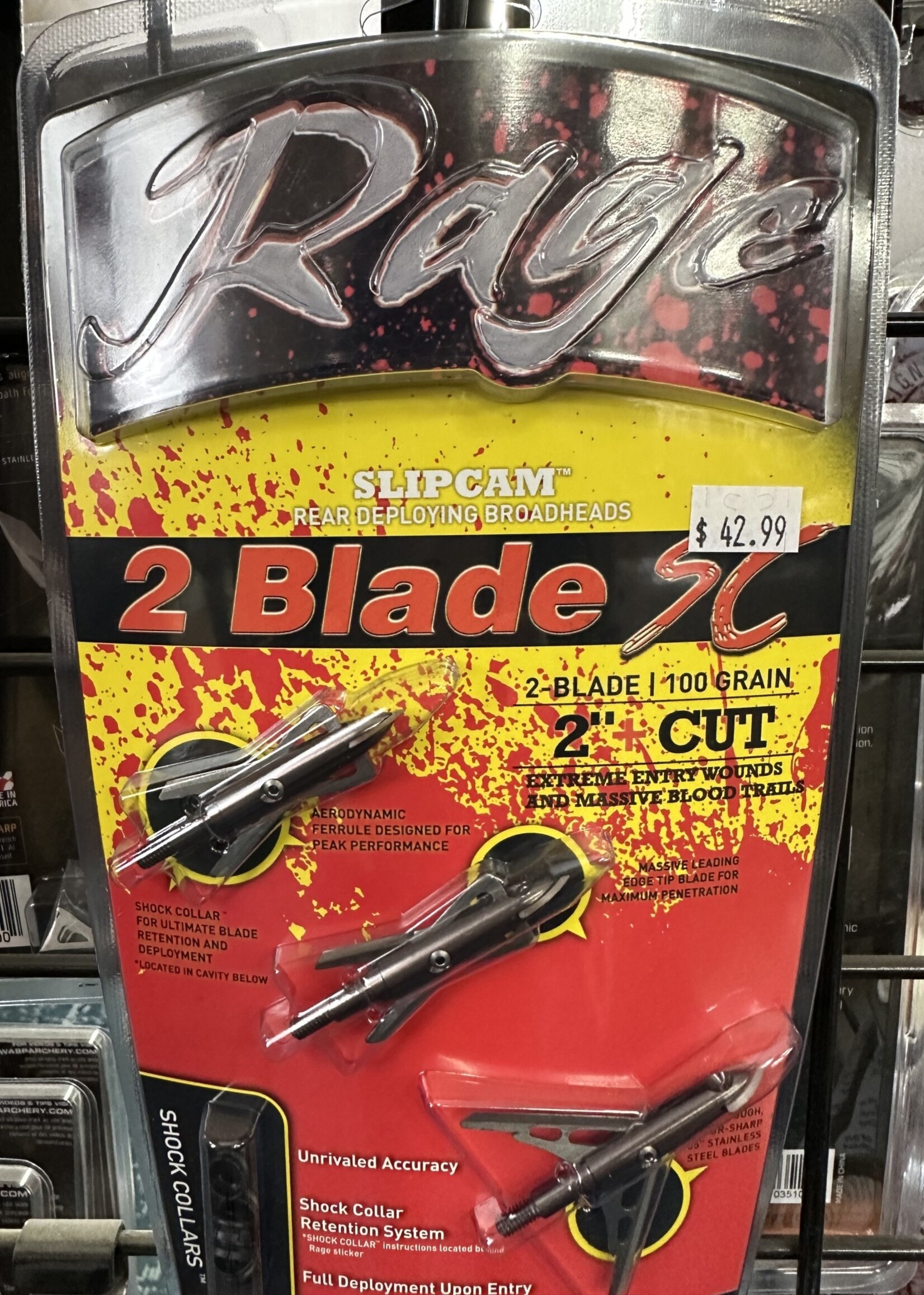 RAGE Rage Slipcam 2 Blade SC 2"