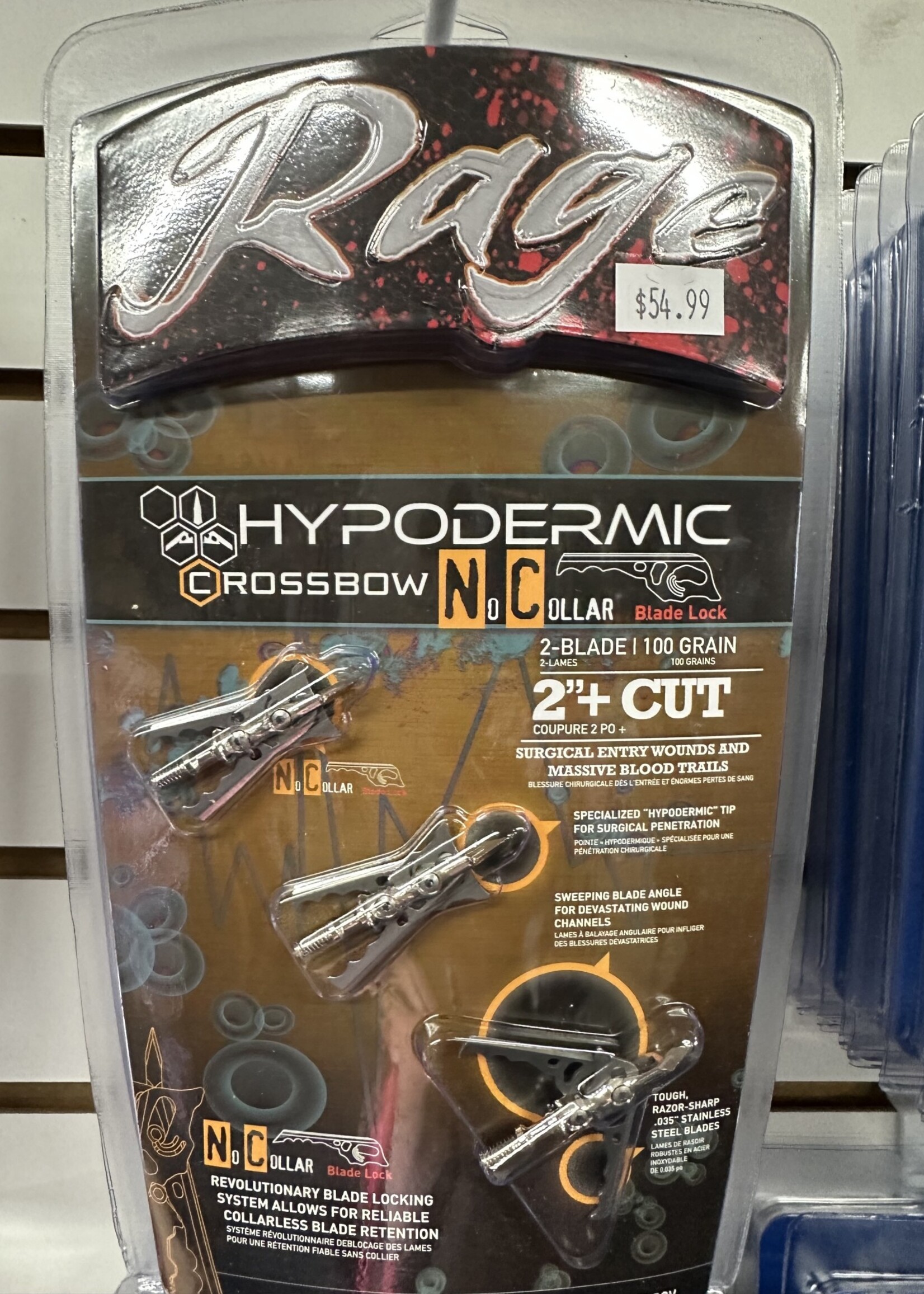 RAGE Rage Hypodermic NC Crossbow 100 gr