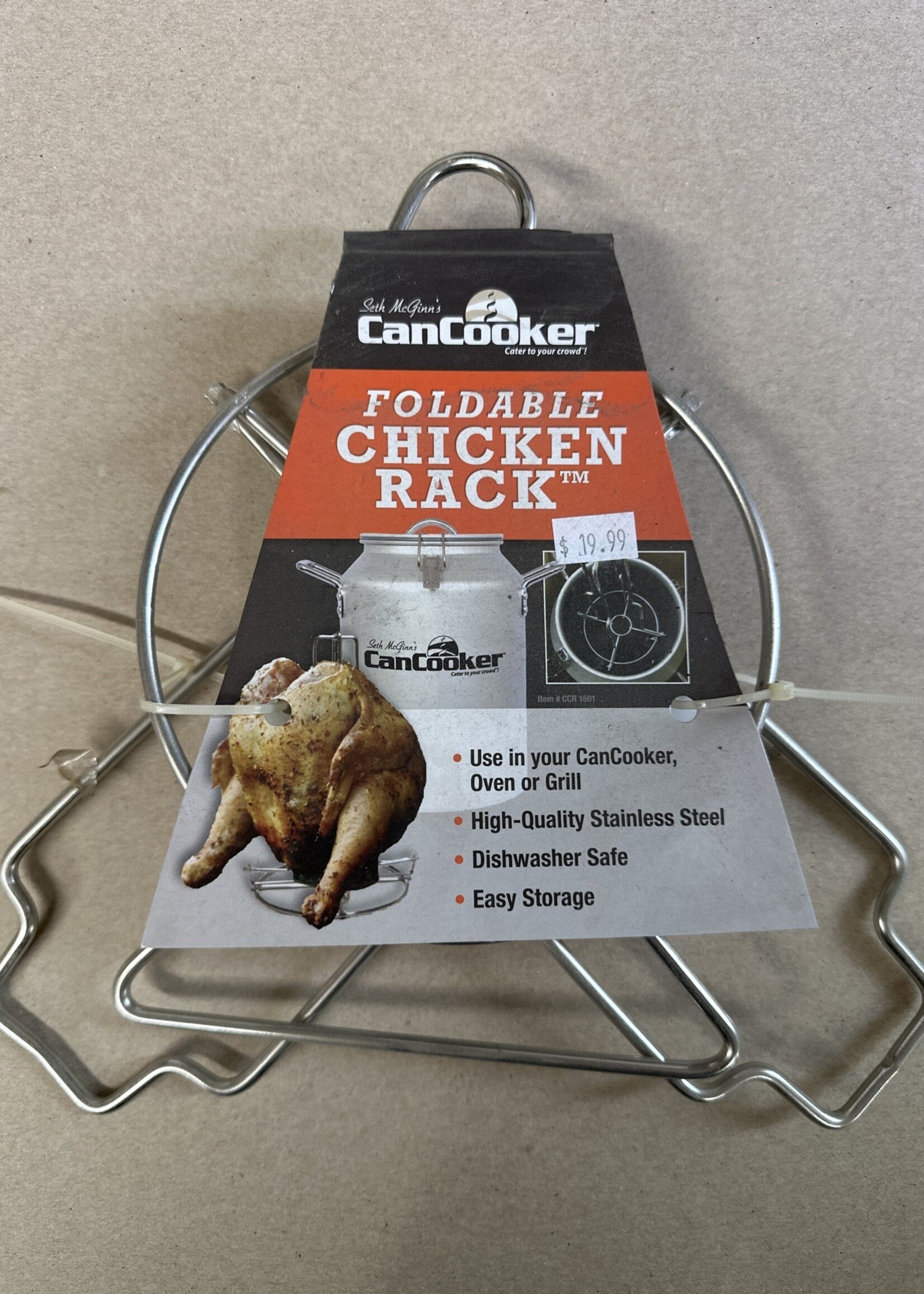 CANCOOKER CAN COOKER FOLDING CHICKEN RACK