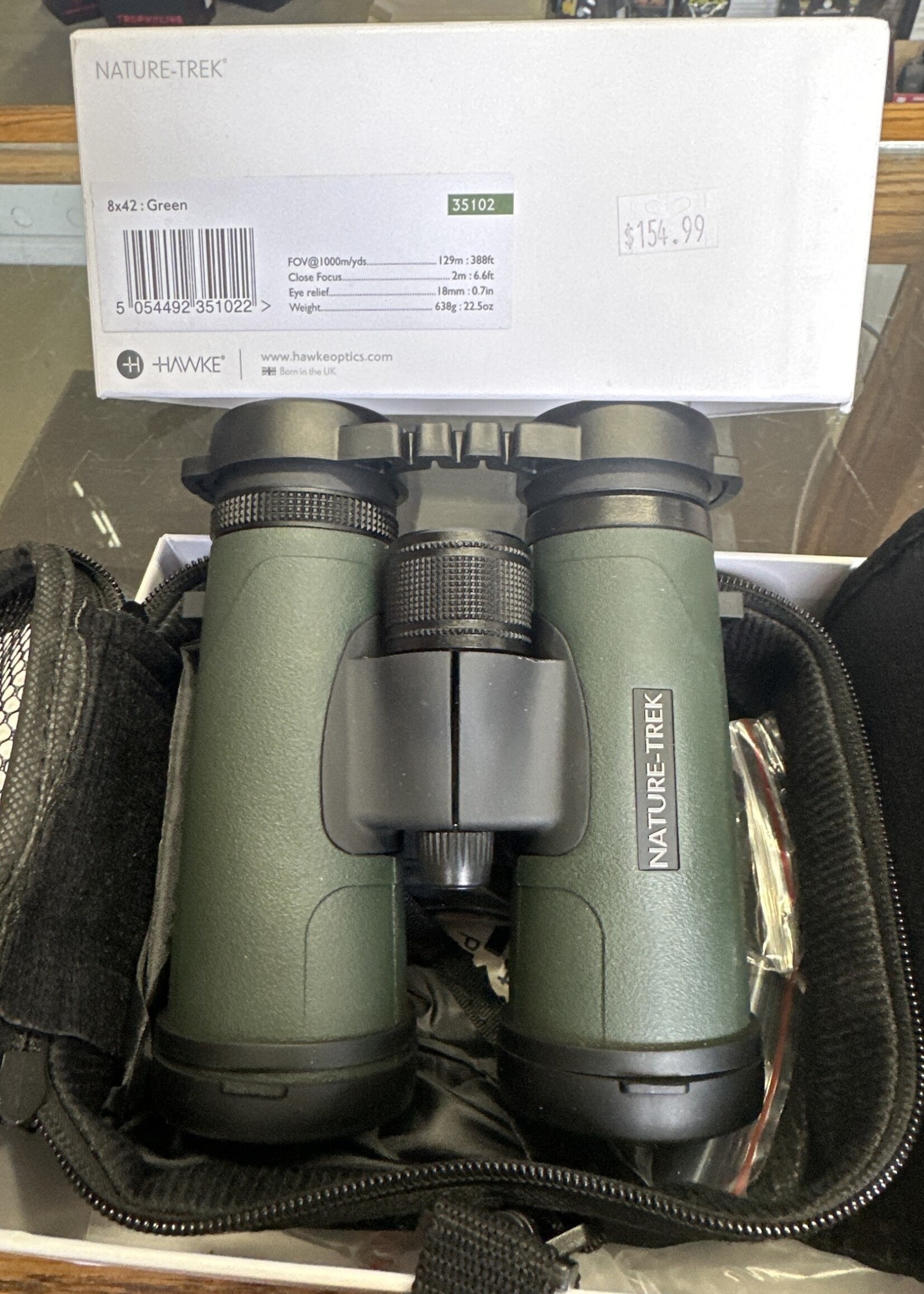 HAWKE OPTICS HAWKE NATURE TREK 8X42 GREEN
