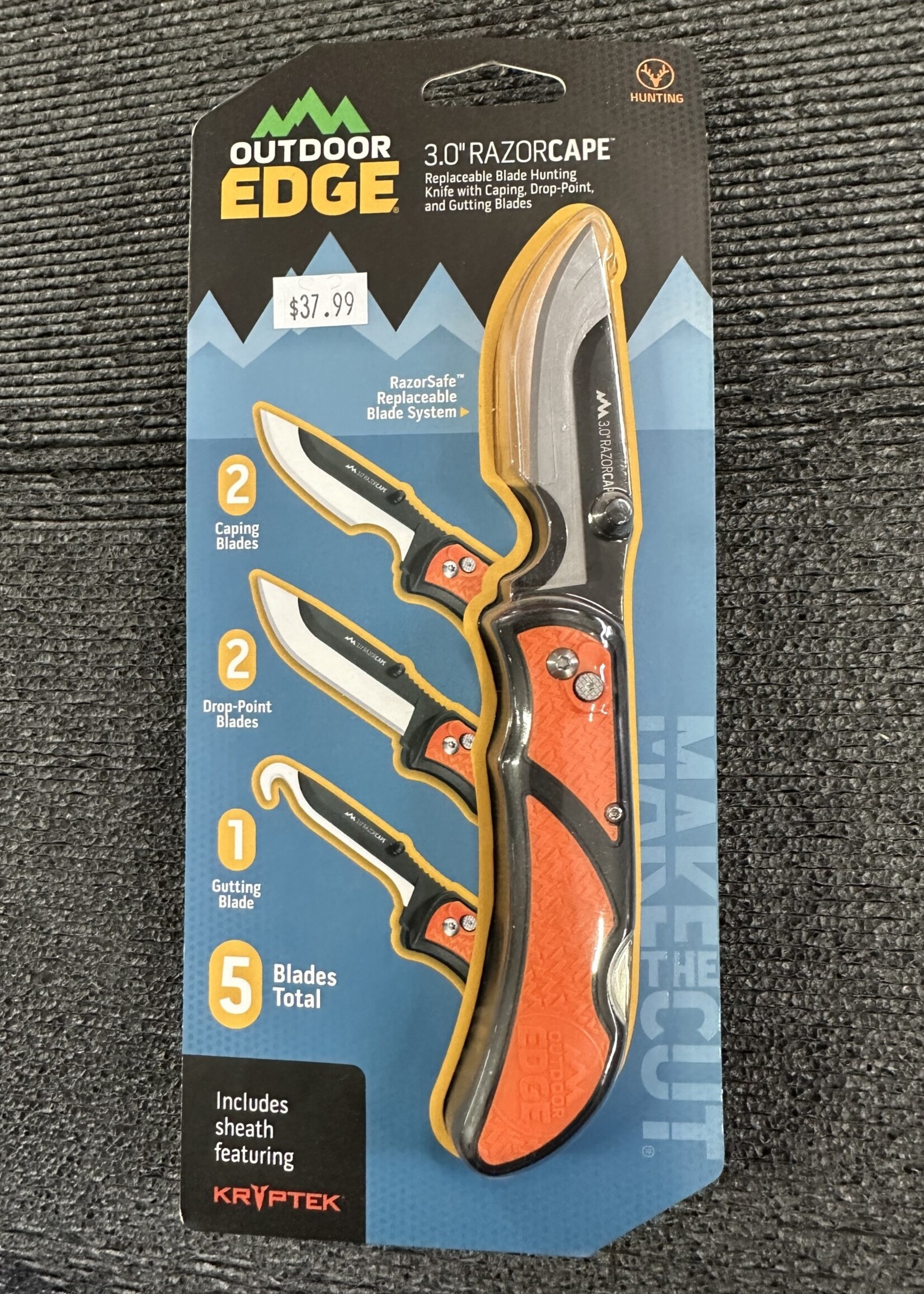 OUTDOOR EDGE Outdoor Edge 3.0” razor-cape orange