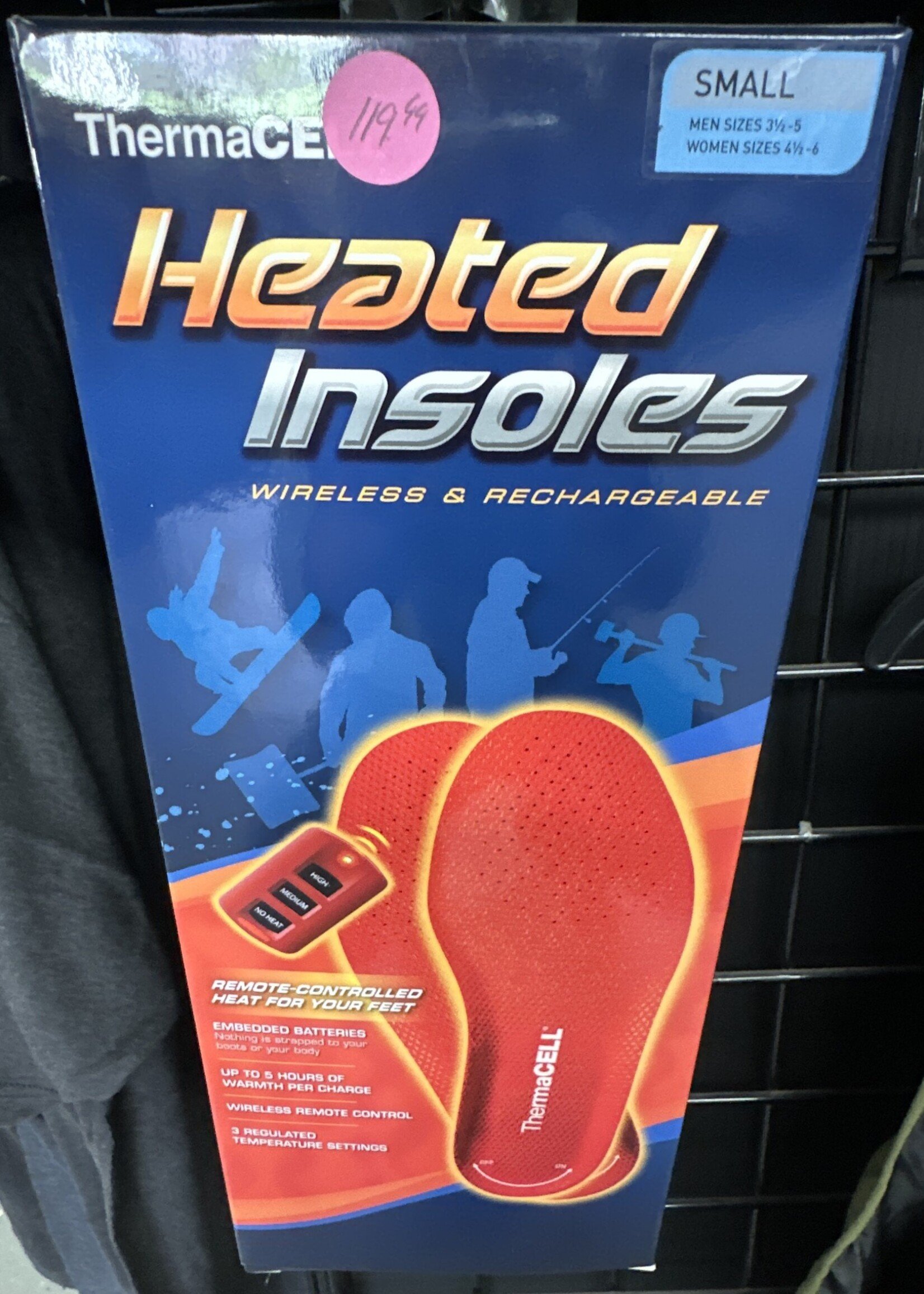 Thermacell Thermacell Heated Insoles SM