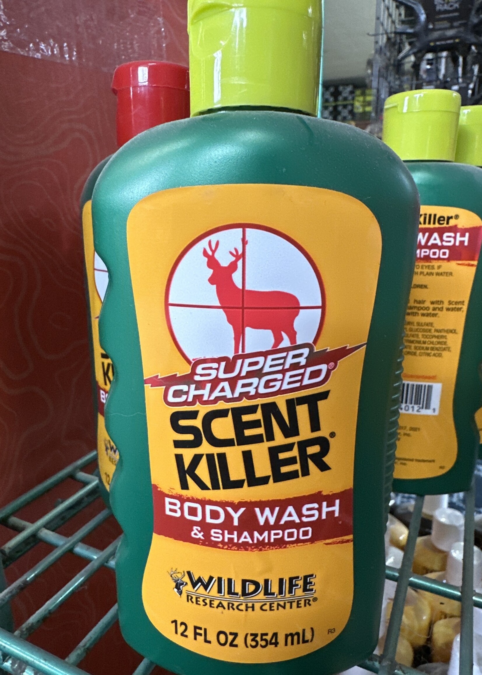 WILDLIFE RESEARCH SCENT KILLER BODY WASH SUPER CHARGED 12 OZ