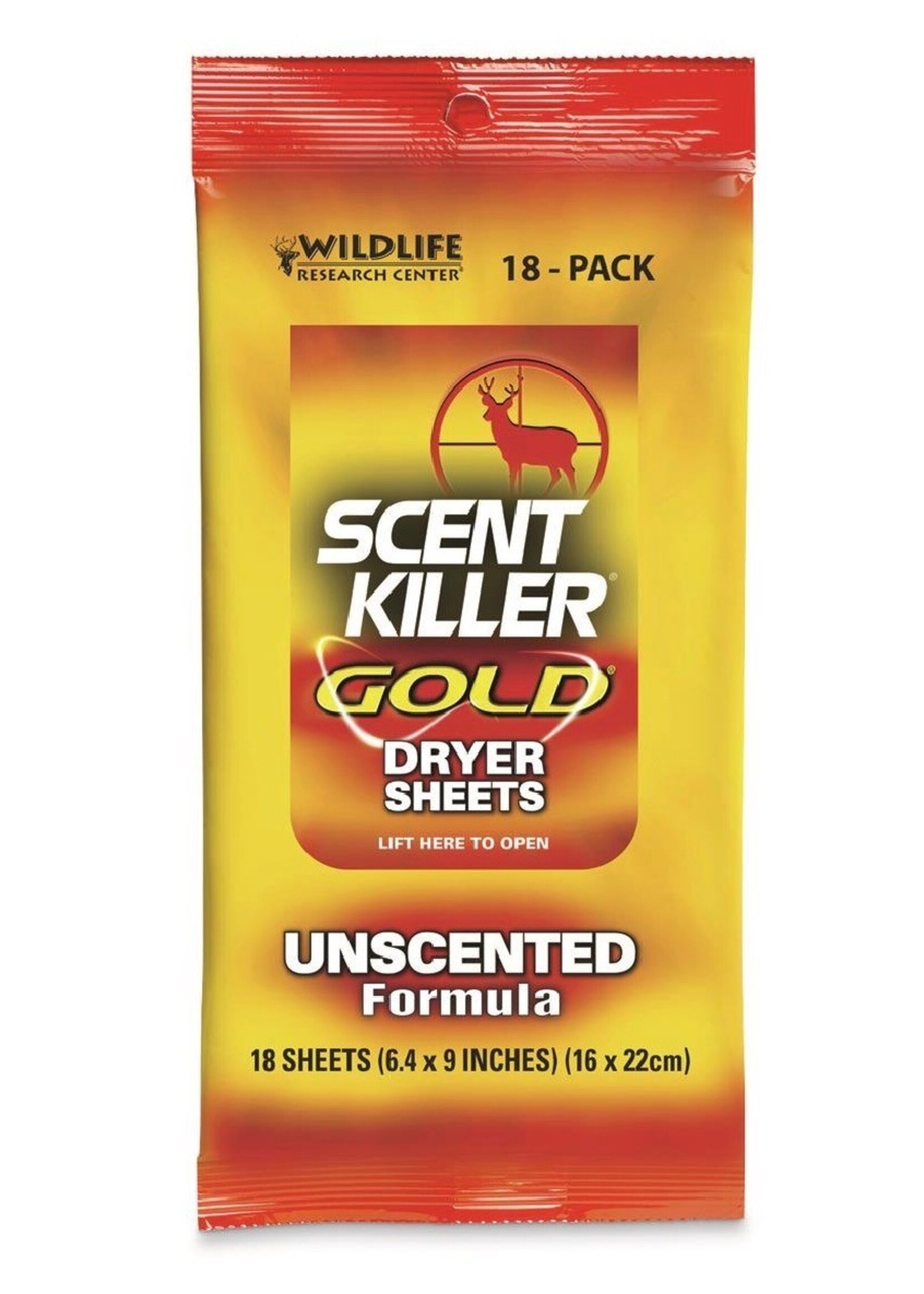 WILDLIFE RESEARCH SCENT KILLER GOLD FIELD WIPES
