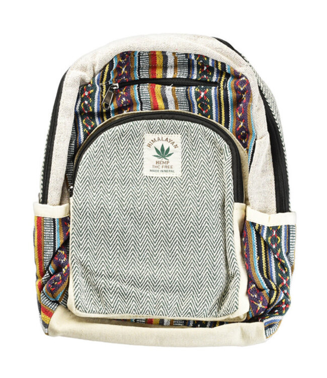 ThreadHeads Hemp Rainbow Southwestern Backpack (9”x12”) p486