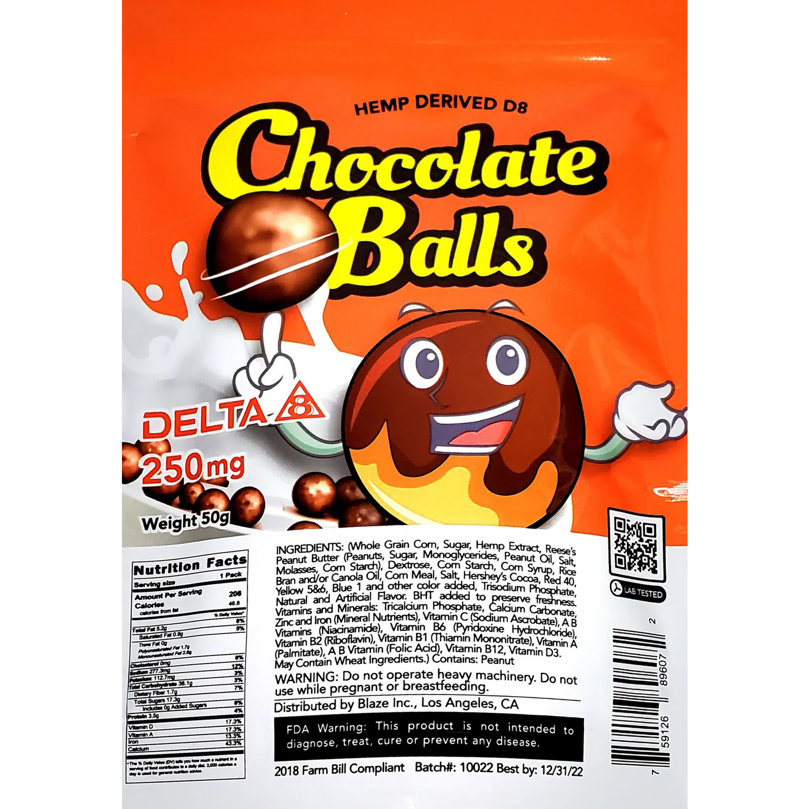 Chocolate Balls 250mg Cereal