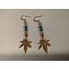 By, Jenny By, Jenny-CHAKRA Earrings (Gold Leaf)