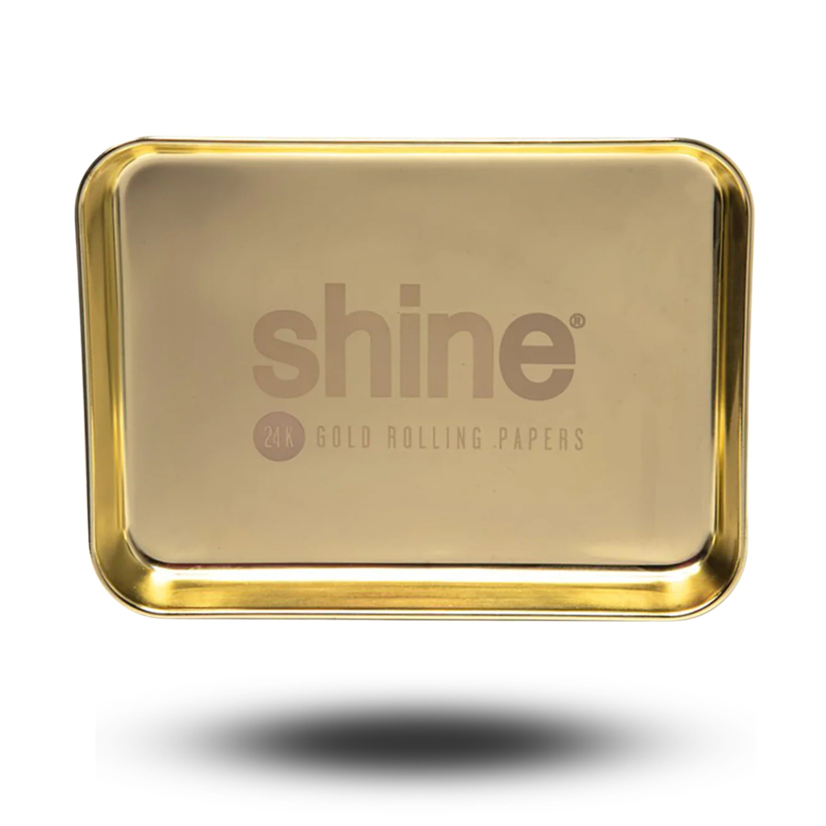 Shine -  Gold Rolling Tray (9.25x7)