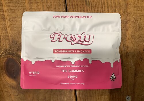 Frosty (8mg THC)  160mg “pomegranate lemonade” (*LDH Approved)