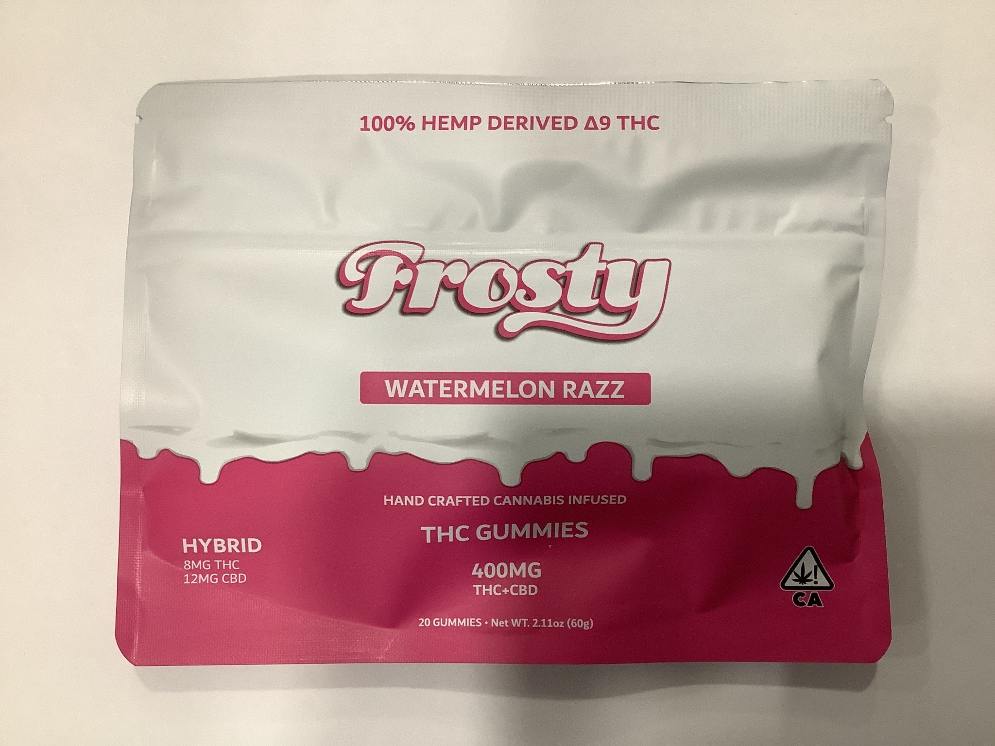 Frosty (8mg THC+12mg CBD) “watermelon razz” (*LDH Approved)