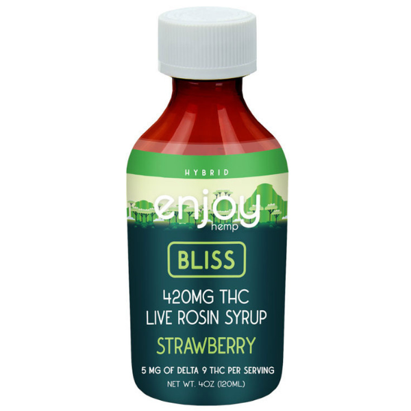 Enjoy D9 BLISS Syrup 420mg (Strawberry)