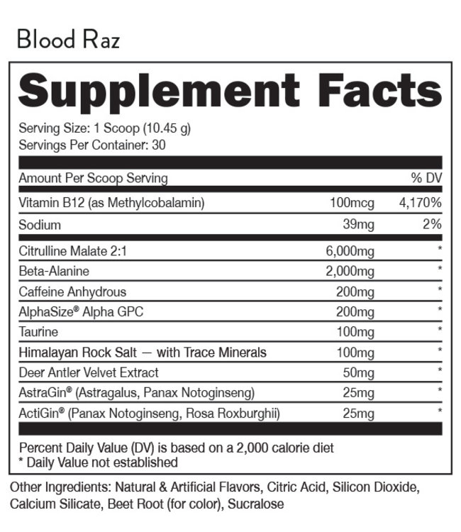 Bucked Up Pre-Workout