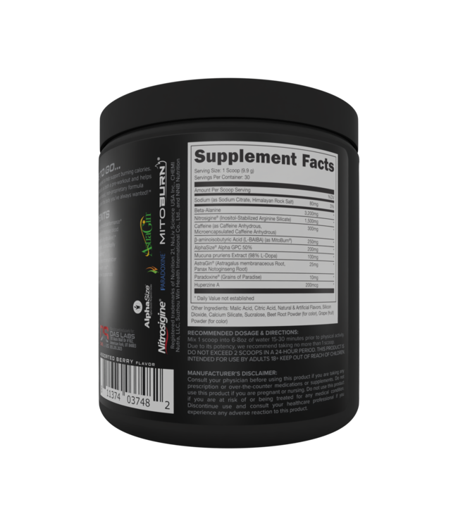 Bucked Up LFG Burn Berry