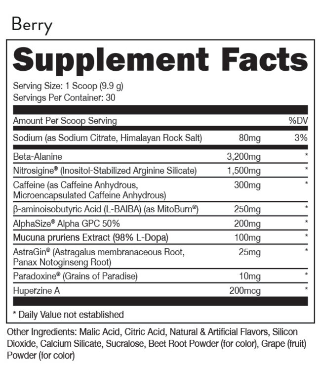 Bucked Up LFG Burn Berry