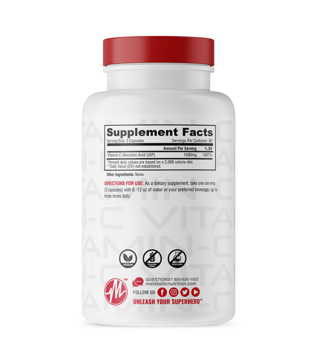 Metabolic Nutrition Vitamin C 1000mg