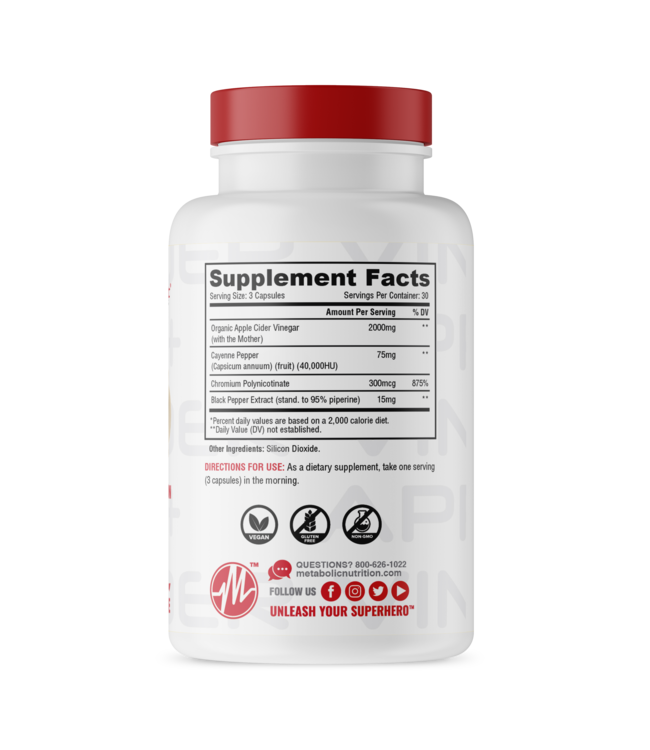 Metabolic Nutrition Apple Cider Vinegar