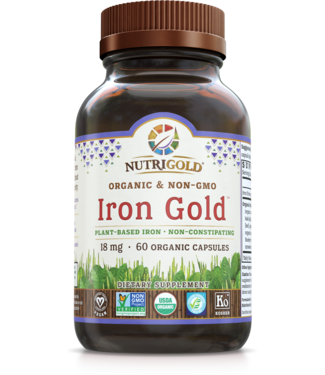 Nutrigold Iron Gold 18mg 60 Capsules