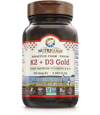 Nutrigold K2 + D3 Gold 60 Capsules