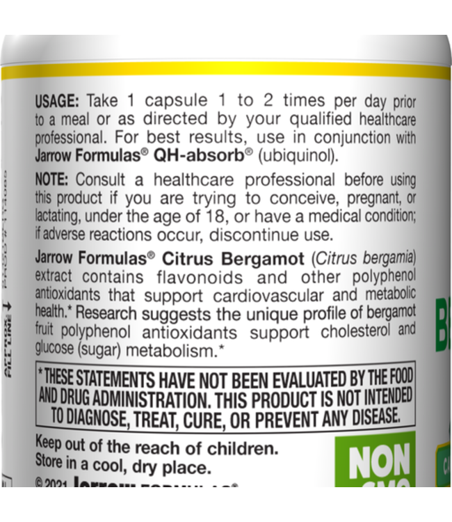 Jarrow Formulas Citrus Bergamot