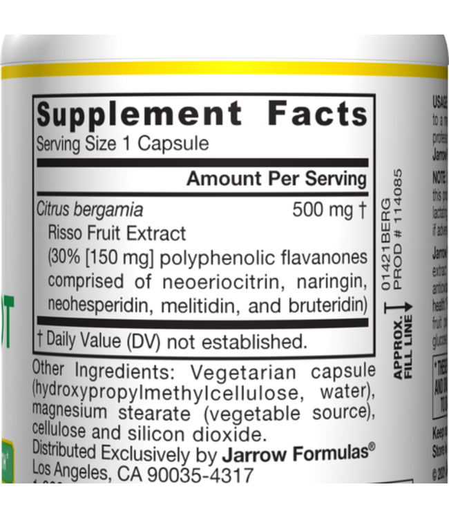 Jarrow Formulas Citrus Bergamot