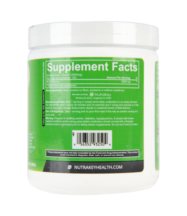 NutraKey Beta Alanine 300g