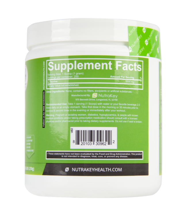 NutraKey Taurine 250g