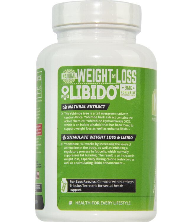 NutraKey Yohimbine HCL 90 Capsules