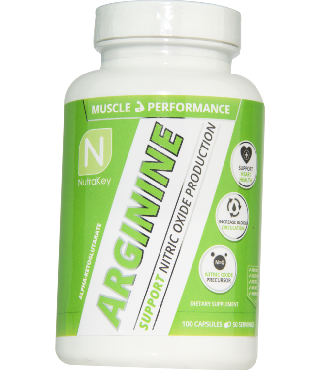NutraKey Arginine 100 Capsules