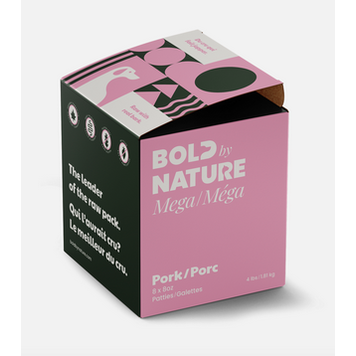 Bold by Nature Bold by Nature - Mega - Patties - Pork - 4lbs