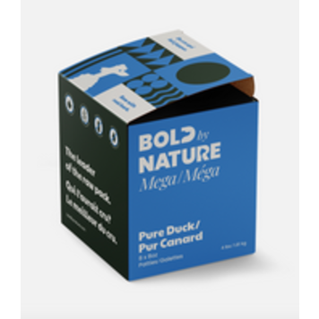 Bold by Nature Bold by Nature - Mega - Patties - Pure Duck - 4lbs