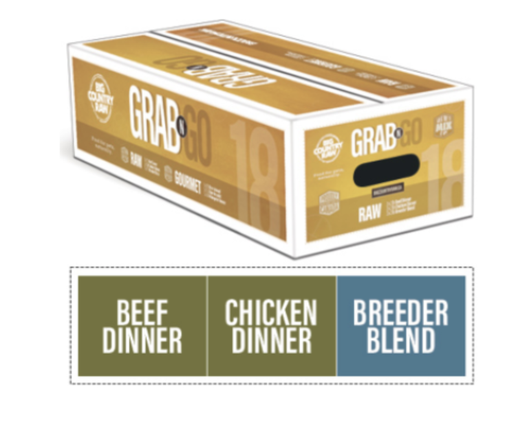 Big Country Raw BCR - Grab N Go - Raw Deal - 18lbs