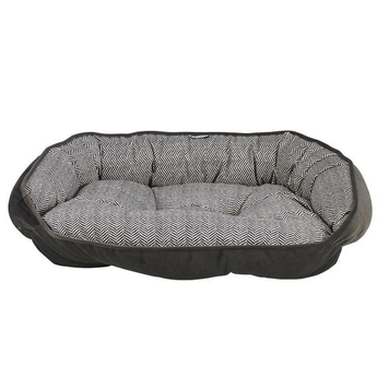 Bowsers Pet Products Bowsers - Crescent Bed - Large - Herringbone