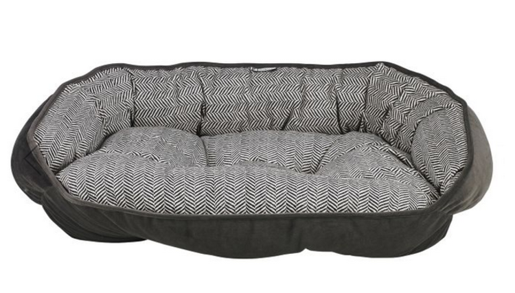 Bowsers Pet Products Bowsers - Crescent Bed - Large - Herringbone