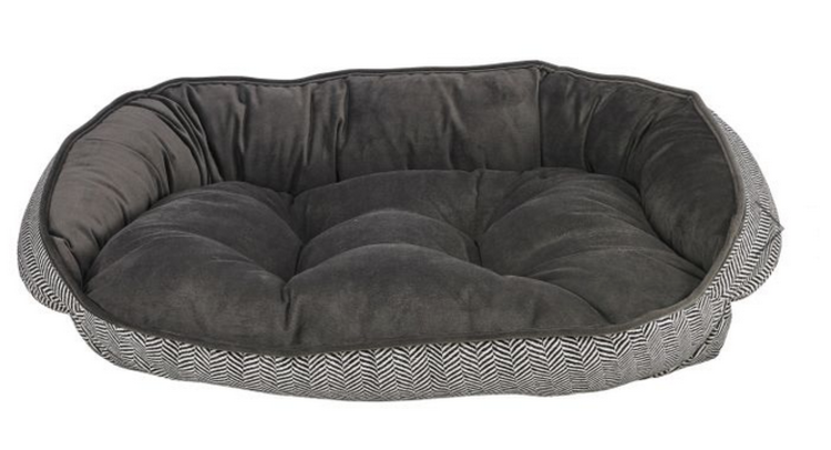 Bowsers Pet Products Bowsers - Crescent Bed - Large - Herringbone