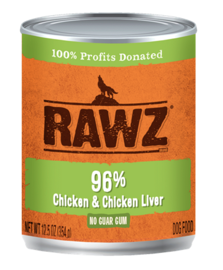 Rawz Rawz - Chicken & Chicken Liver - 12.5oz