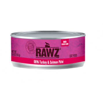Rawz Rawz - Cat - 5.5oz Can - Turkey & Salmon