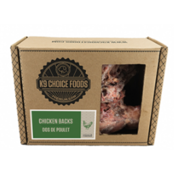 K9 Choice K9 Choice - Chicken Backs - 2lbs