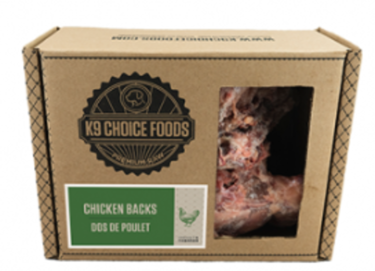 K9 Choice K9 Choice - Chicken Backs - 2lbs