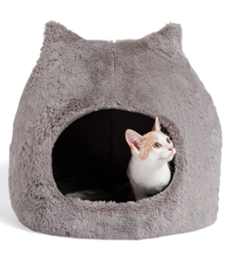 Outward Hound Meow Hut - Grey - Medium