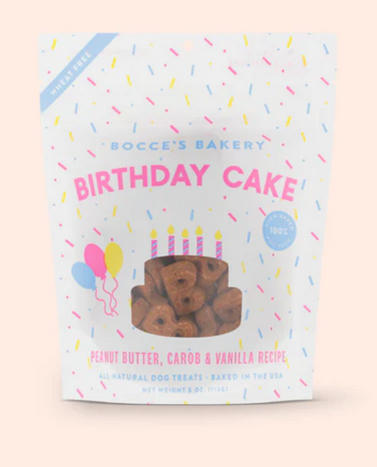 Bocce's Bakery Bocce's Bakery - Biscuits - Birthday Cake - 5oz