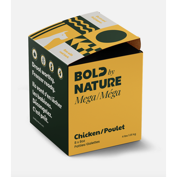 Bold by Nature Bold by Nature - Mega - Patties - Chicken - 4lbs